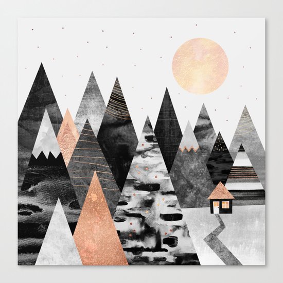 Little Cabin Canvas Print