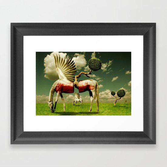 Pegasus Divided Framed Art Print