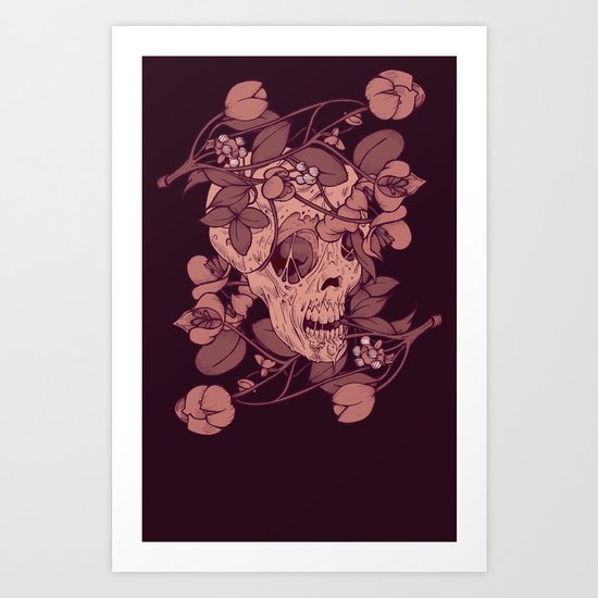 Rotting flowers Art Print