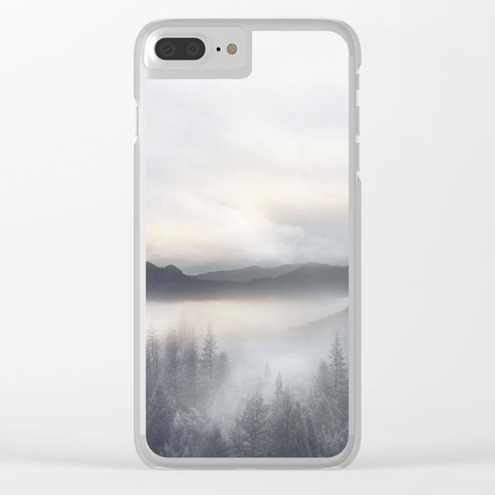 Sunrise in the Mountains Clear iPhone Case