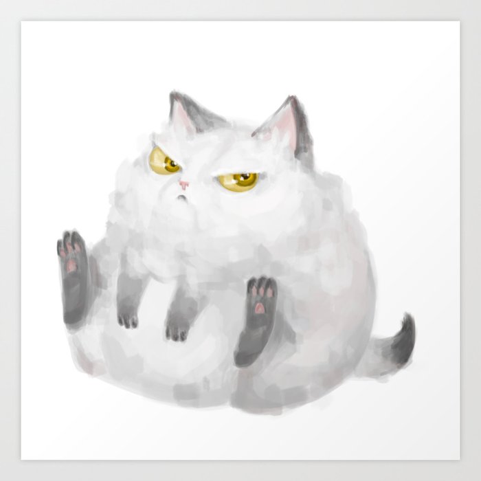 cat Art Print