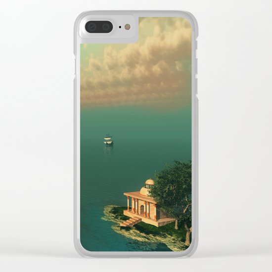 Mystic Fantasy Island Clear iPhone Case