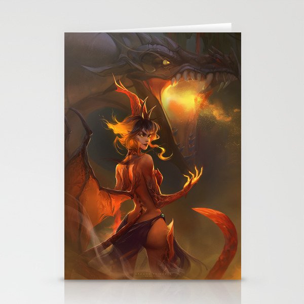 Dragon Princess Stationery Cards