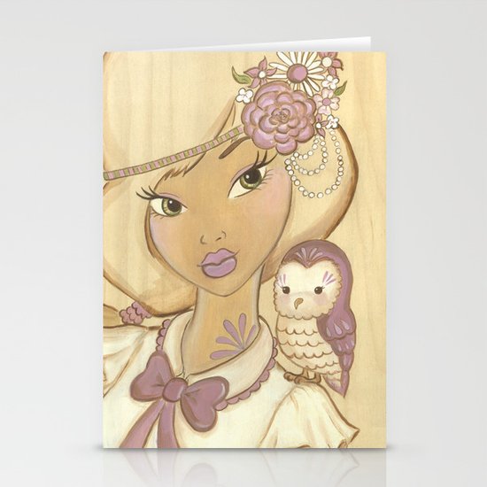 The Owl Mistress Stationery Cards