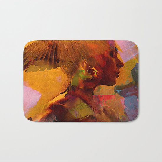 Eternal goddess Bath Mat