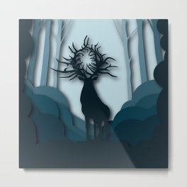 The stag Metal Print