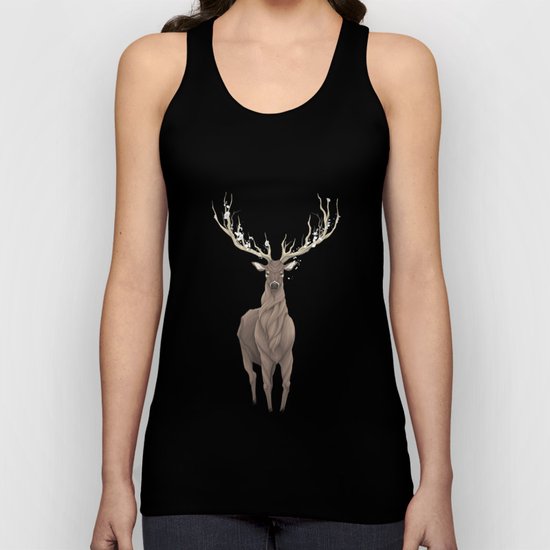 Deer Tree II Unisex Tank Top