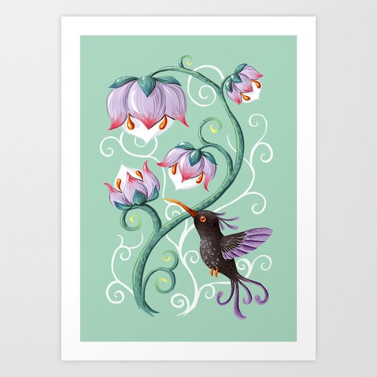 Hummingbird Art Print