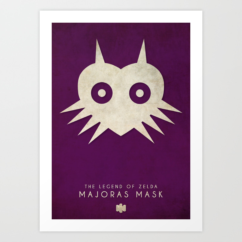 The Legend Of Zelda Majoras Mask Nintendo 64 Minimalist Art