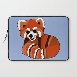 Red panda on sky blue Laptop Sleeve