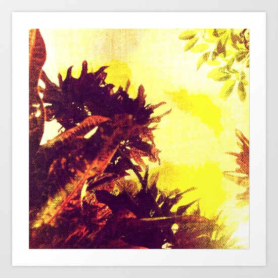 Tropical Plants Art Print