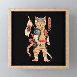 Neko Shogun Framed Mini Art Print