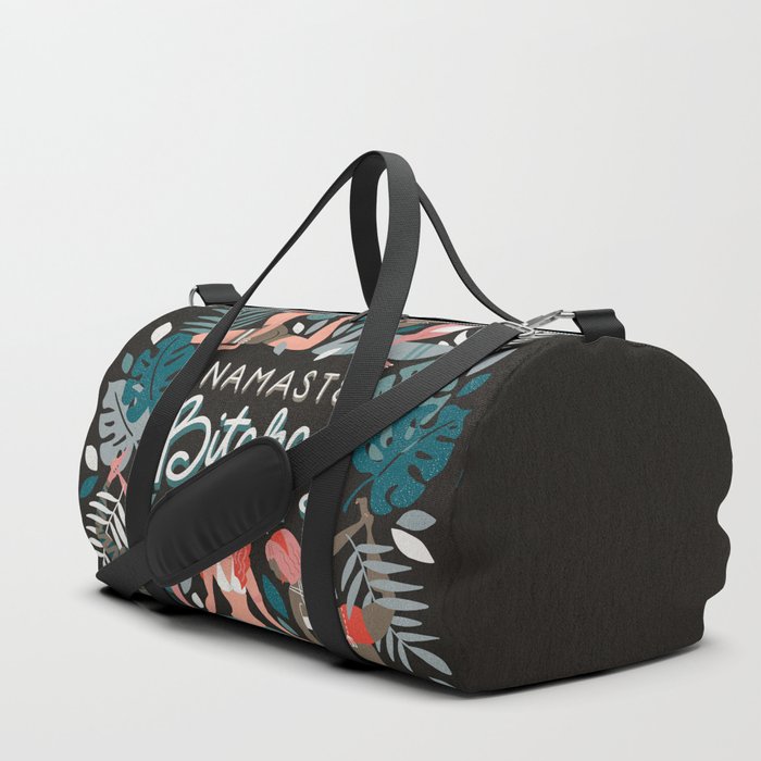 Namaste, Bitches – Charcoal Palette Duffle Bag