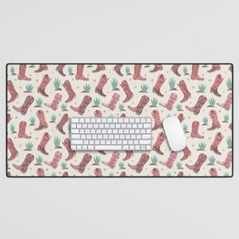 Cowgirl Boots Agave  - Western Cowboy Desk Mat