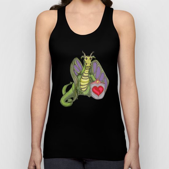Lovelorn Dragon Unisex Tank Top