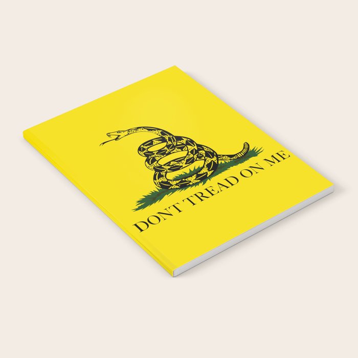 Don T Tread On Me Gadsden Flag Notebook By Brucestanfieldartistamerica Society6