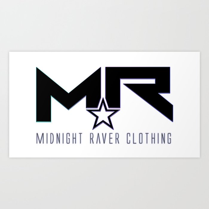midnight raver logo art