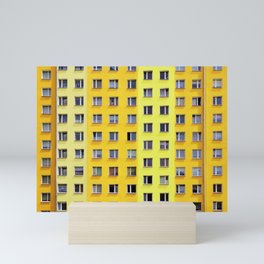 Yellow Urban Geometry Mini Art Print