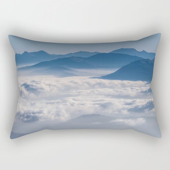 Follow me into the clouds #plane #air Rectangular Pillow