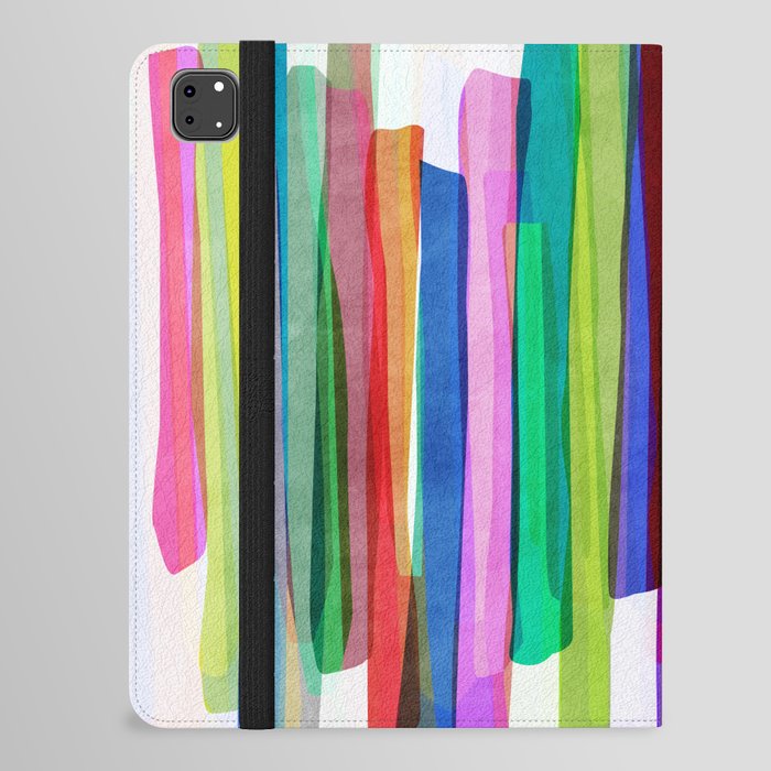 Colorful Stripes 1 iPad Folio Case