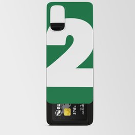 2 (White & Olive Number) Android Card Case