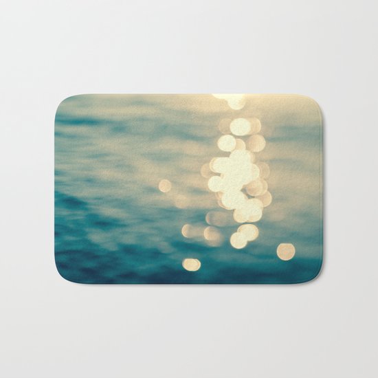 Blurred Tides Bath Mat