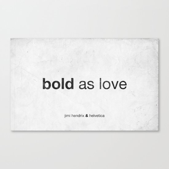 Bold Canvas Print