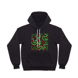 7   Abstract Shapes Squiggly Organic 220520 Hoody