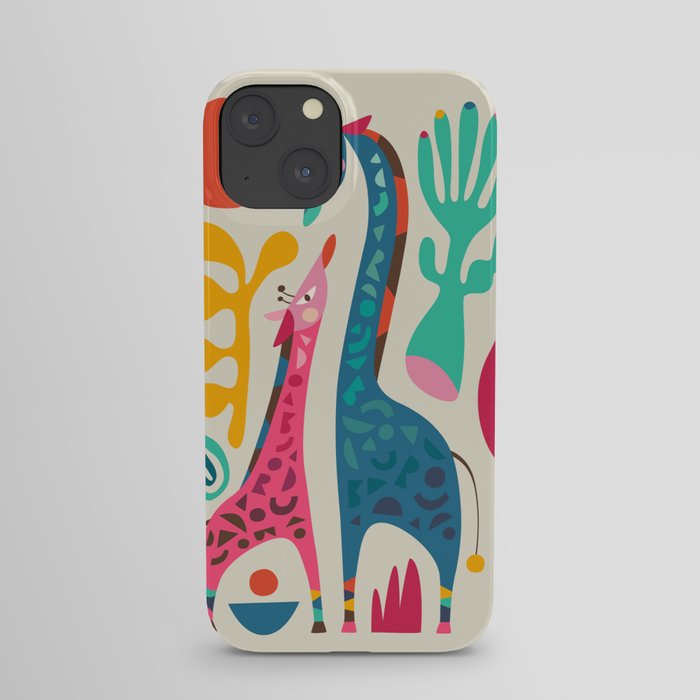 Giraffe Love iPhone Case