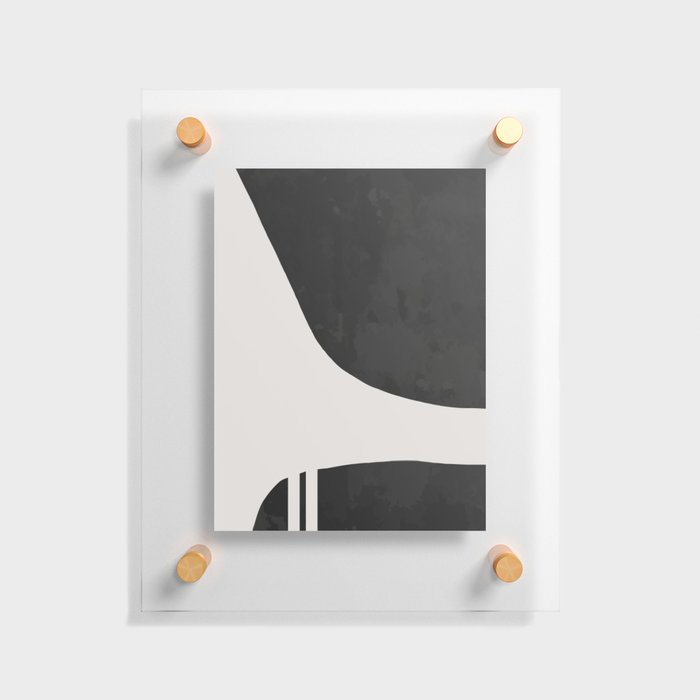 Modern Abstract Art Print | Home Decor Modern Set of 1 | 1/2 Floating Acrylic Print