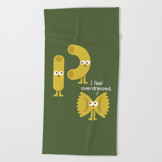 Pasta Party Beach Towel