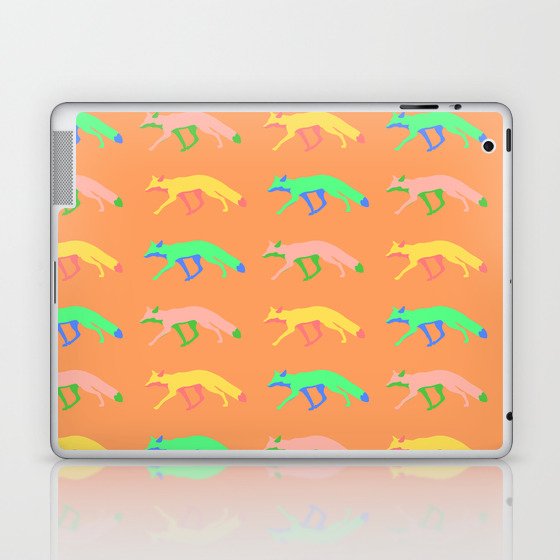 Pop Art Fox Laptop & iPad Skin