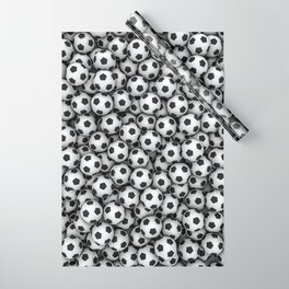 Soccer balls Wrapping Paper