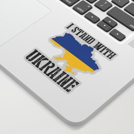 I Stand With Ukraine Sticker