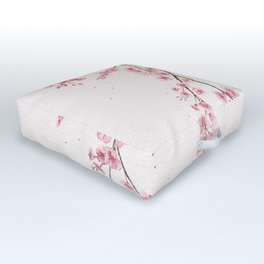 Can You Feel Spring? - Cherry Blossom  Outdoor Floor Cushion