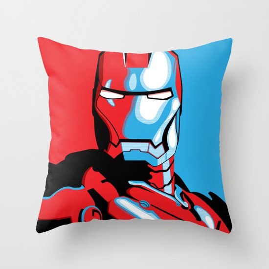 Iron Man Throw Pillow