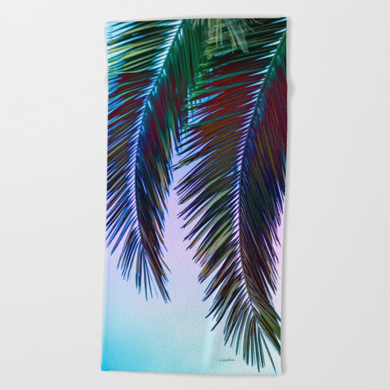 Western Sunset Beach Towel