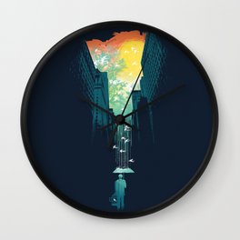 I Want My Blue Sky Wall Clock
