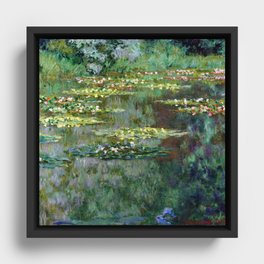 Claude Monet-Le Bassin des Nympheas Framed Canvas