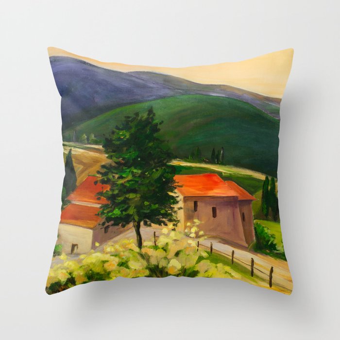 Tuscan outlet throw pillows