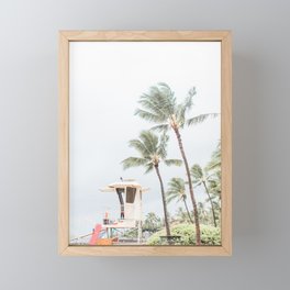 Beachside Hawaii Framed Mini Art Print