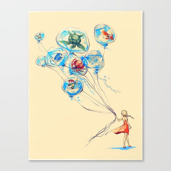 Water Balloons Canvas Print