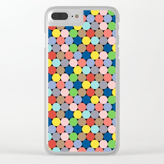 Colorful Geometric Pattern II Clear iPhone Case