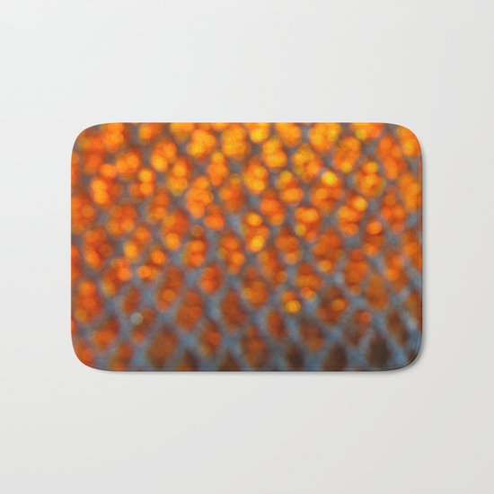 Golden background Bath Mat