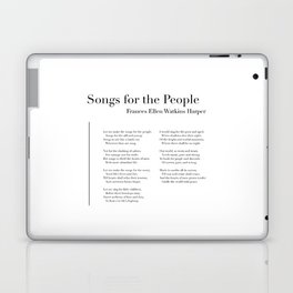 Songs for the People by Frances Ellen Watkins Harper Laptop Skin