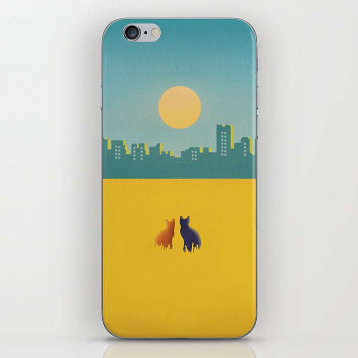 SUN AND CATS iPhone Skin