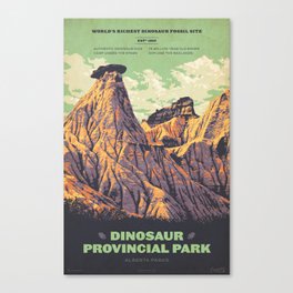 Dinosaur Provincial Park Canvas Print