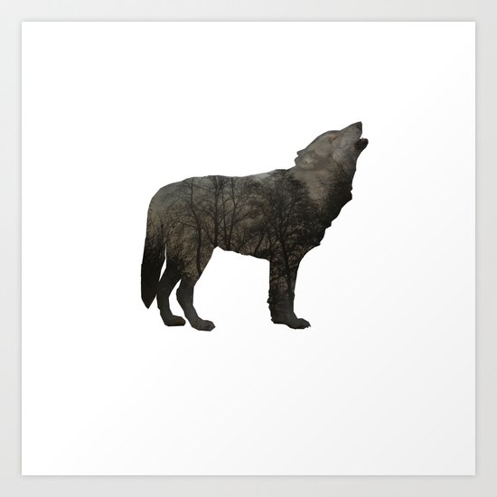 SOUL OF A WOLF Art Print