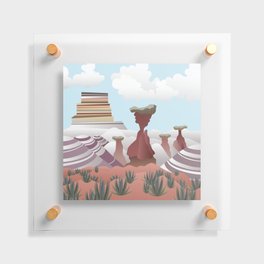 Toadstool Hoodoos Floating Acrylic Print
