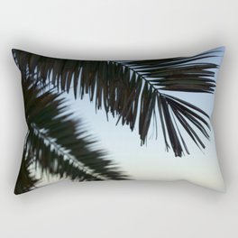Palm Fronds at Dawn Rectangular Pillow